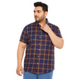 Men Plus Size Thistle Checked Shirt - bigbanana