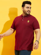 Men Plus Size TIM-MR Solid Polo Tshirt - bigbanana