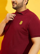 Men Plus Size TIM-MR Solid Polo Tshirt - bigbanana