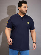 Men Plus Size Tim-NB Solid Polo Tshirt - bigbanana