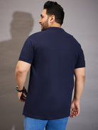 Men Plus Size Tim-NB Solid Polo Tshirt - bigbanana