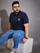 Men Plus Size Tim-NB Solid Polo Tshirt - bigbanana