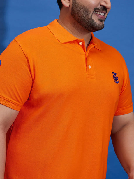 Men Plus Size TIM-O Solid Polo Tshirt - bigbanana