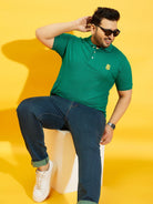 Men Plus Size TIM-SG Solid Polo Tshirt - bigbanana