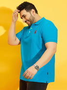 Men Plus Size Tim-T Solid Polo Tshirt - bigbanana