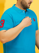 Men Plus Size Tim-T Solid Polo Tshirt - bigbanana