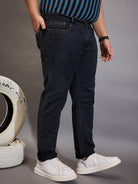 Men Plus Size Toast-D Solid Jeans - bigbanana