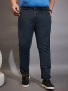 Men Plus Size Toast-E Solid Jeans - bigbanana