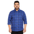 Men Plus Size Toowa Checked Shirt - bigbanana