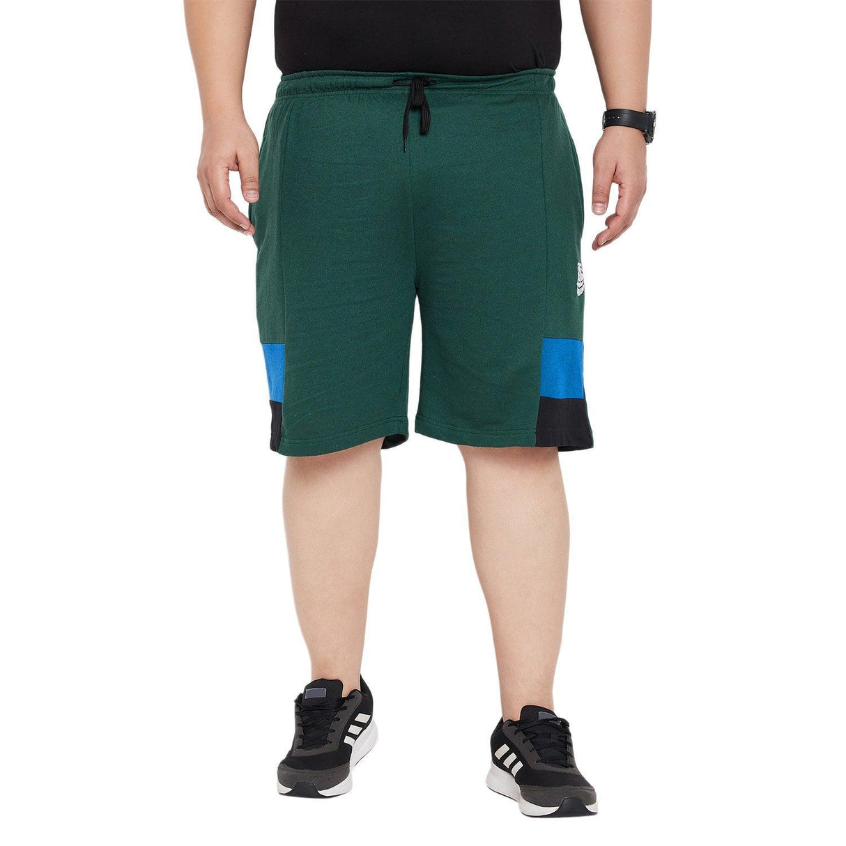 Men Plus Size Traford Colorblock Shorts - bigbanana