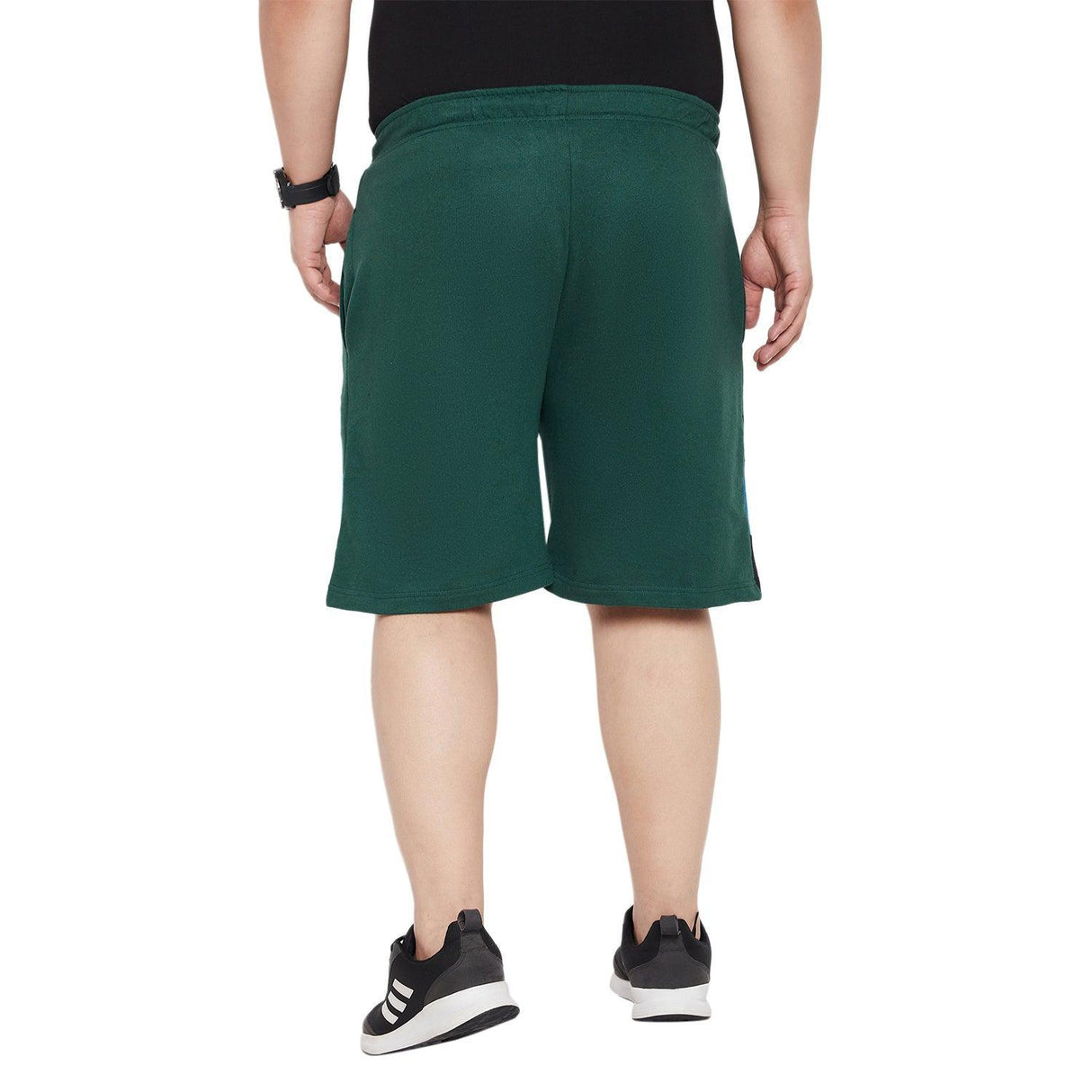 Men Plus Size Traford Colorblock Shorts - bigbanana