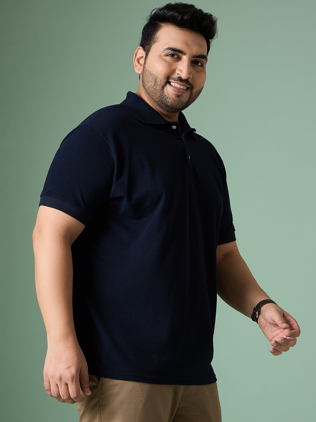 Men Plus Size Trendyx Polo Tshirt - bigbanana