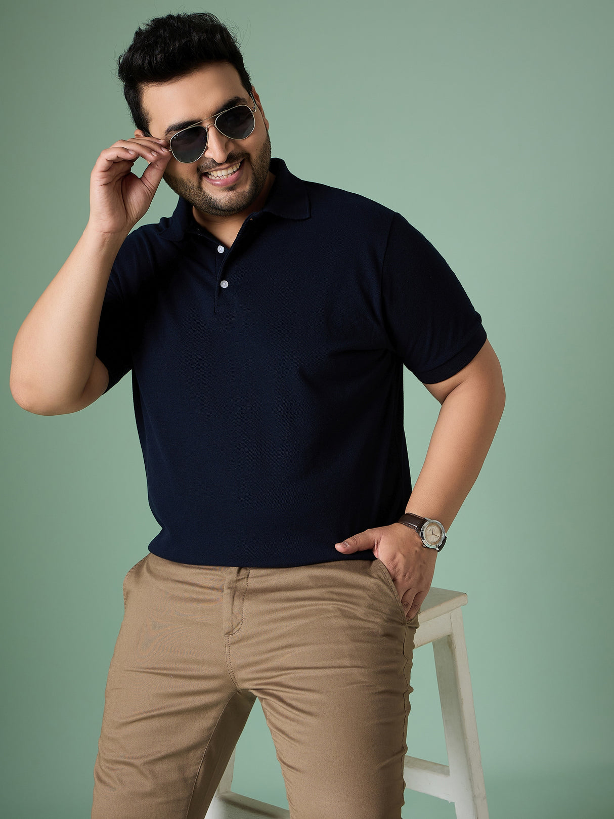 Men Plus Size Trendyx Polo Tshirt - bigbanana