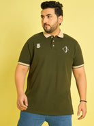 Men Plus Size Trongsa Solid Polo Tshirt - bigbanana