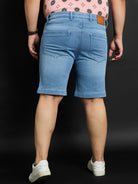 Men Plus Size Trot Washed Shorts - bigbanana