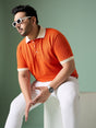 Men Plus Size Truzen Striped Polo Tshirt - bigbanana