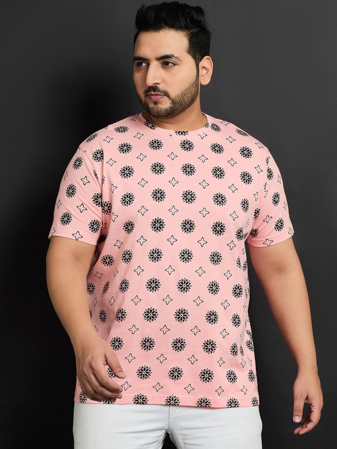 Men Plus Size Tucson Printed Round Neck Tshirt - bigbanana