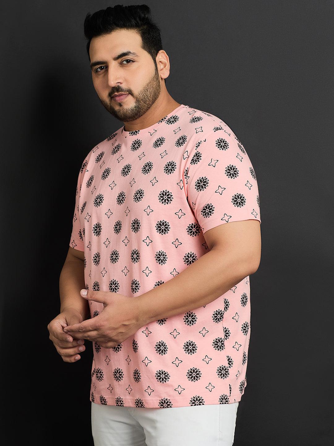 Men Plus Size Tucson Printed Round Neck Tshirt - bigbanana