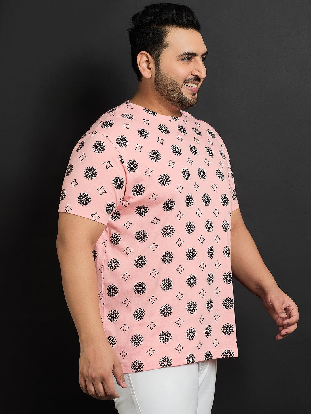 Men Plus Size Tucson Printed Round Neck Tshirt - bigbanana