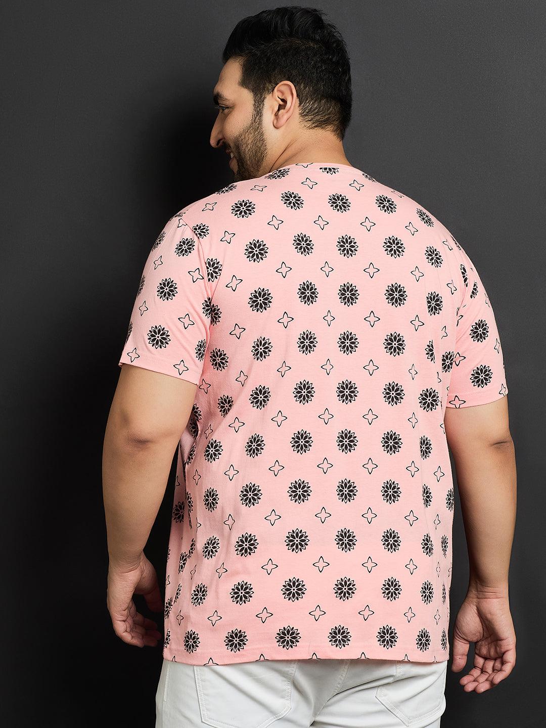 Men Plus Size Tucson Printed Round Neck Tshirt - bigbanana