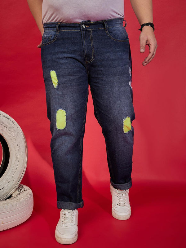 Men Plus Size Vanko Washed Jeans