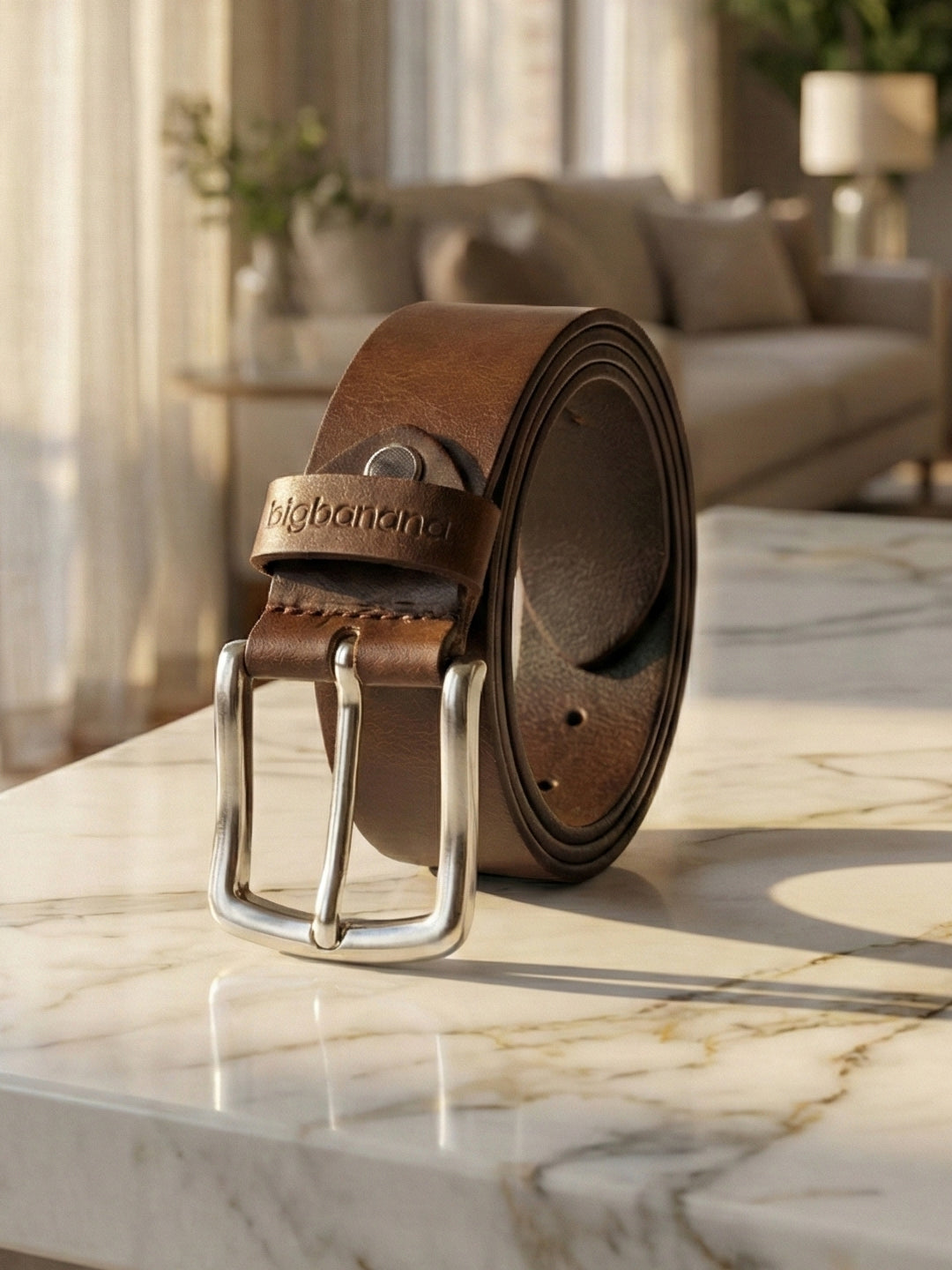 bigbanana Vara Casual Leather Belt for Men
