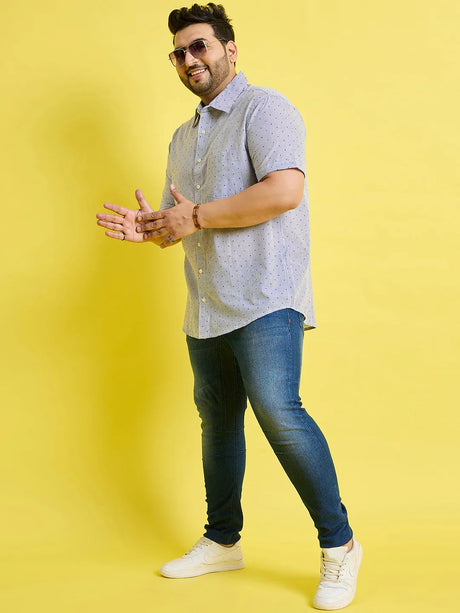 Men Plus Size Vigo Printed Shirt - bigbanana