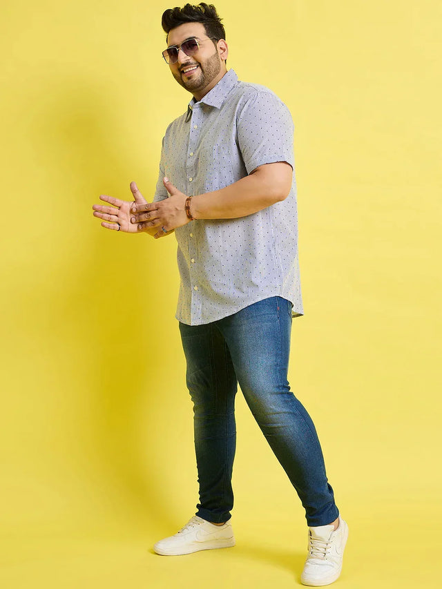 Men Plus Size Vigo Printed Shirt - bigbanana