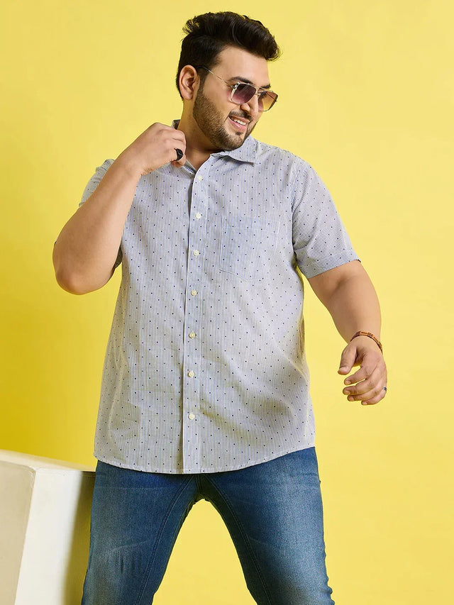 Men Plus Size Vigo Printed Shirt - bigbanana
