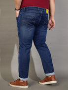 Men Plus Size Vipazu Solid Jeans - bigbanana