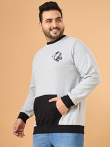 Men Plus Size Whiska Colorblock Sweatshirt