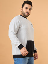 Men Plus Size Whiska Colorblock Sweatshirt