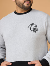 Men Plus Size Whiska Colorblock Sweatshirt