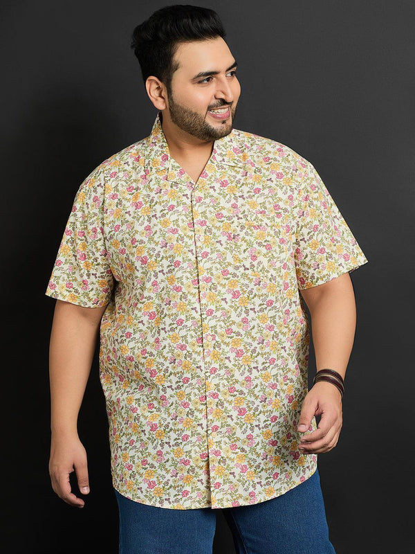 Men Plus Size Wimsar Printed Shirt