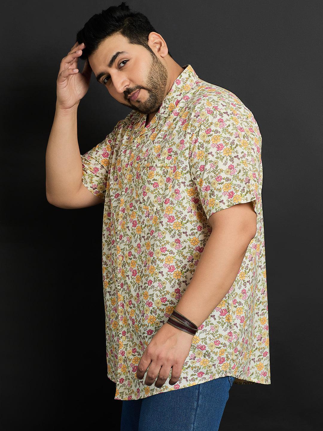 Men Plus Size Wimsar Printed Shirt - bigbanana