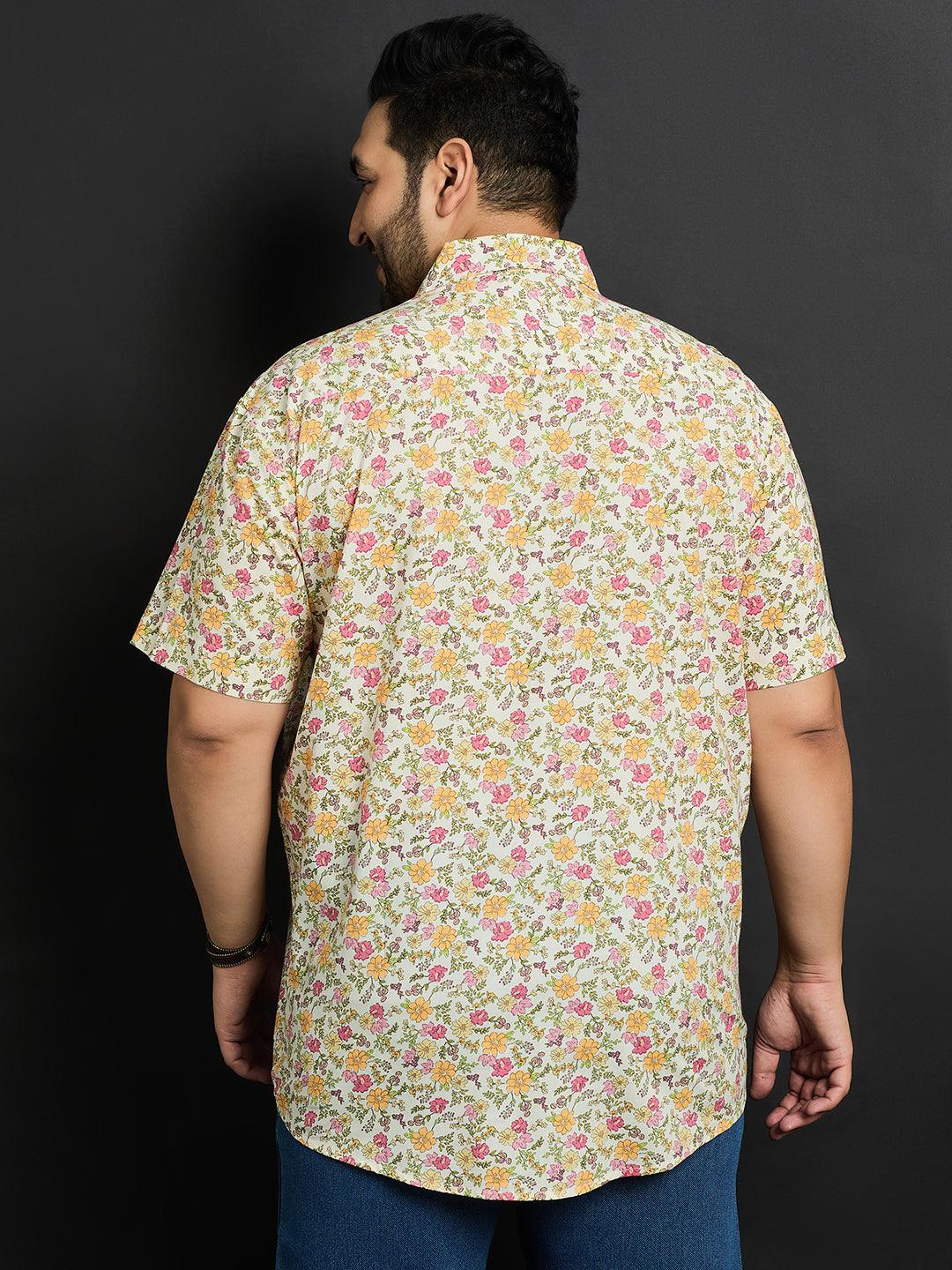 Men Plus Size Wimsar Printed Shirt - bigbanana