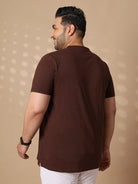 Men Plus Size Worth Printed Round Neck Tshirt - bigbanana