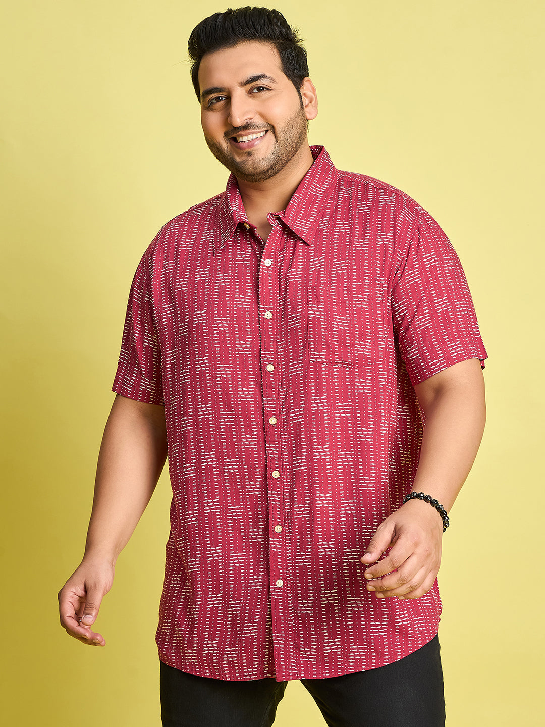 Men Plus Size Xylo Printed Shirt - bigbanana