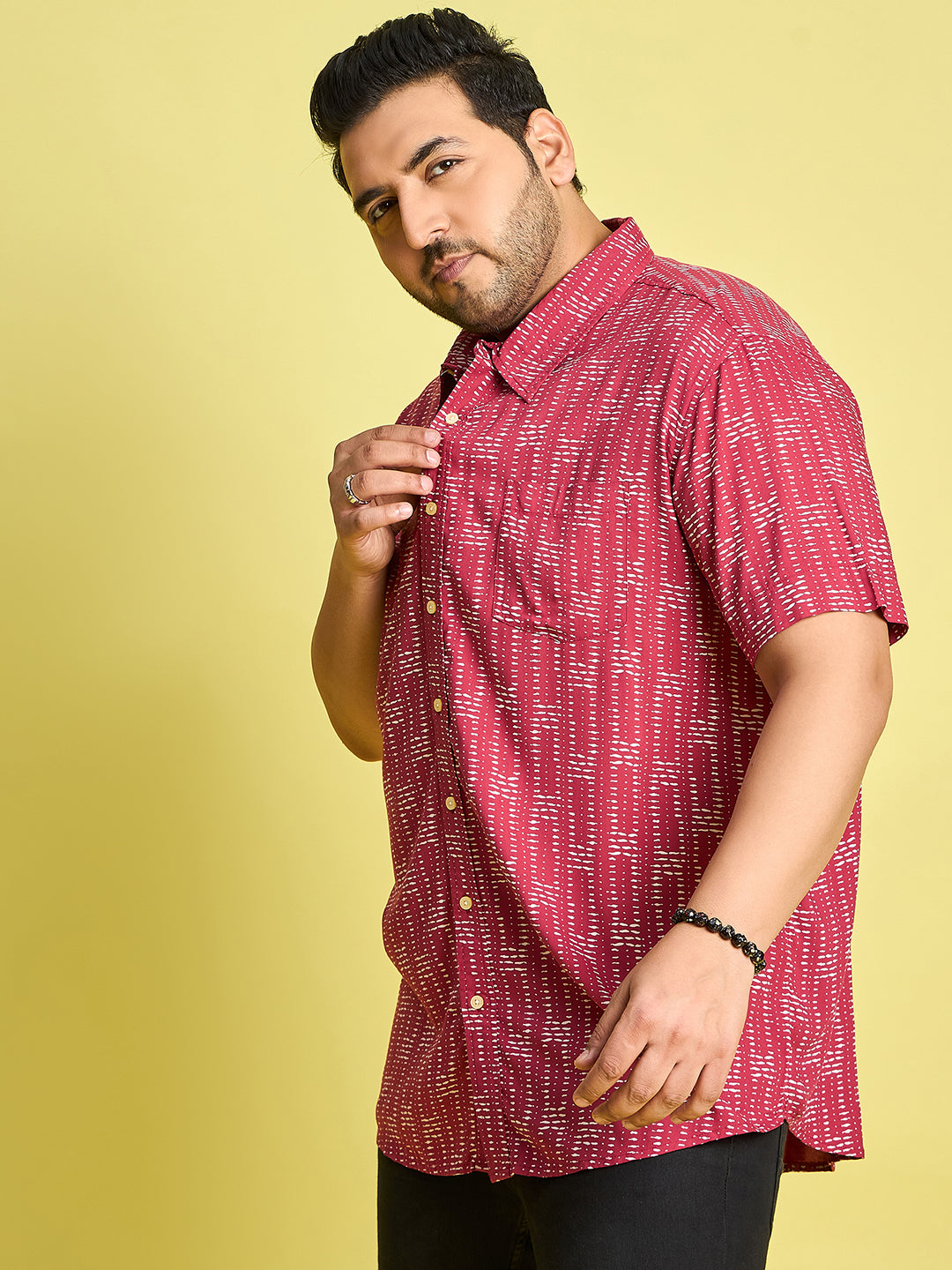 Men Plus Size Xylo Printed Shirt - bigbanana