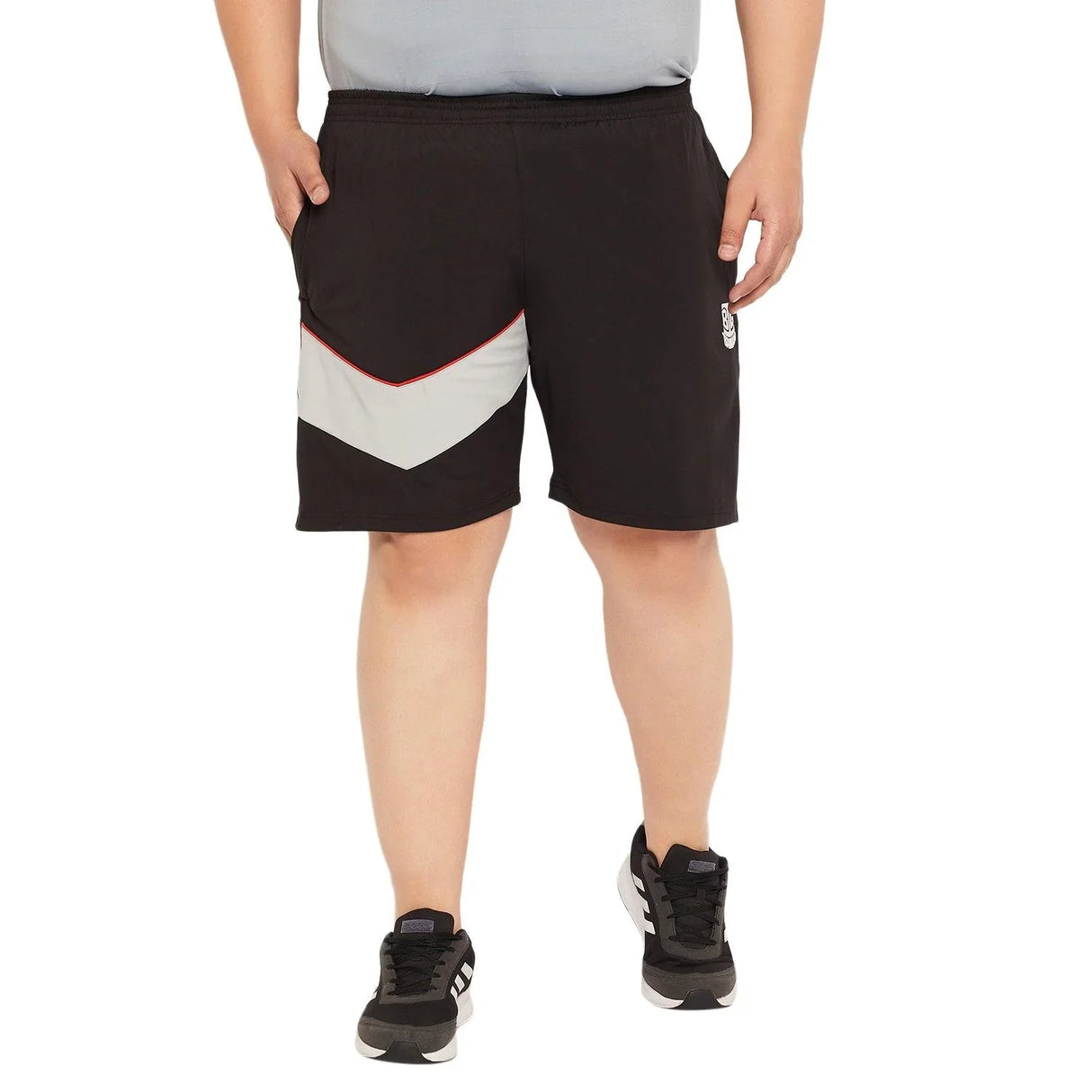 Men Plus Size Yokio Colorblock Shorts - bigbanana