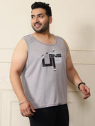 Men Plus Size Zehaan Printed Innerwear Vest - bigbanana