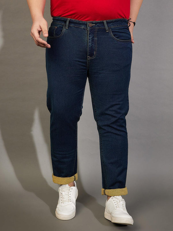 Men Plus Size Zinko Tinted Wash Jeans