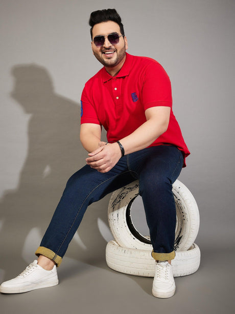 Men Plus Size Zinko Tinted Wash Jeans - bigbanana