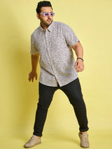 Men Plus Size Zordan Multi Colors Floral Print /Multi Colors Shirt - bigbanana