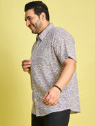 Men Plus Size Zordan Multi Colors Floral Print /Multi Colors Shirt - bigbanana