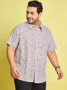 Men Plus Size Zordan Multi Colors Floral Print /Multi Colors Shirt - bigbanana