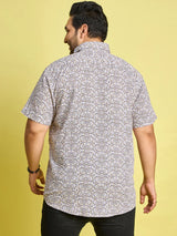 Men Plus Size Zordan Multi Colors Floral Print /Multi Colors Shirt - bigbanana