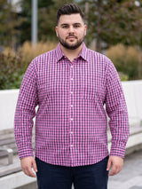 Men Plus Size Tadhg Multi Check Shirts