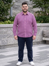 Men Plus Size Tadhg Multi Check Shirts