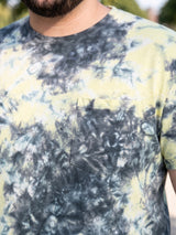 Men Plus Size Brabble Multicolor Printed Round Neck Tshirt